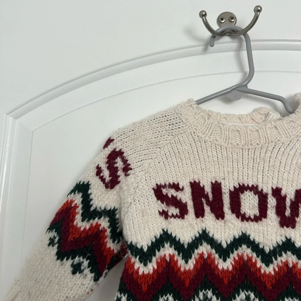 Zara knit snow